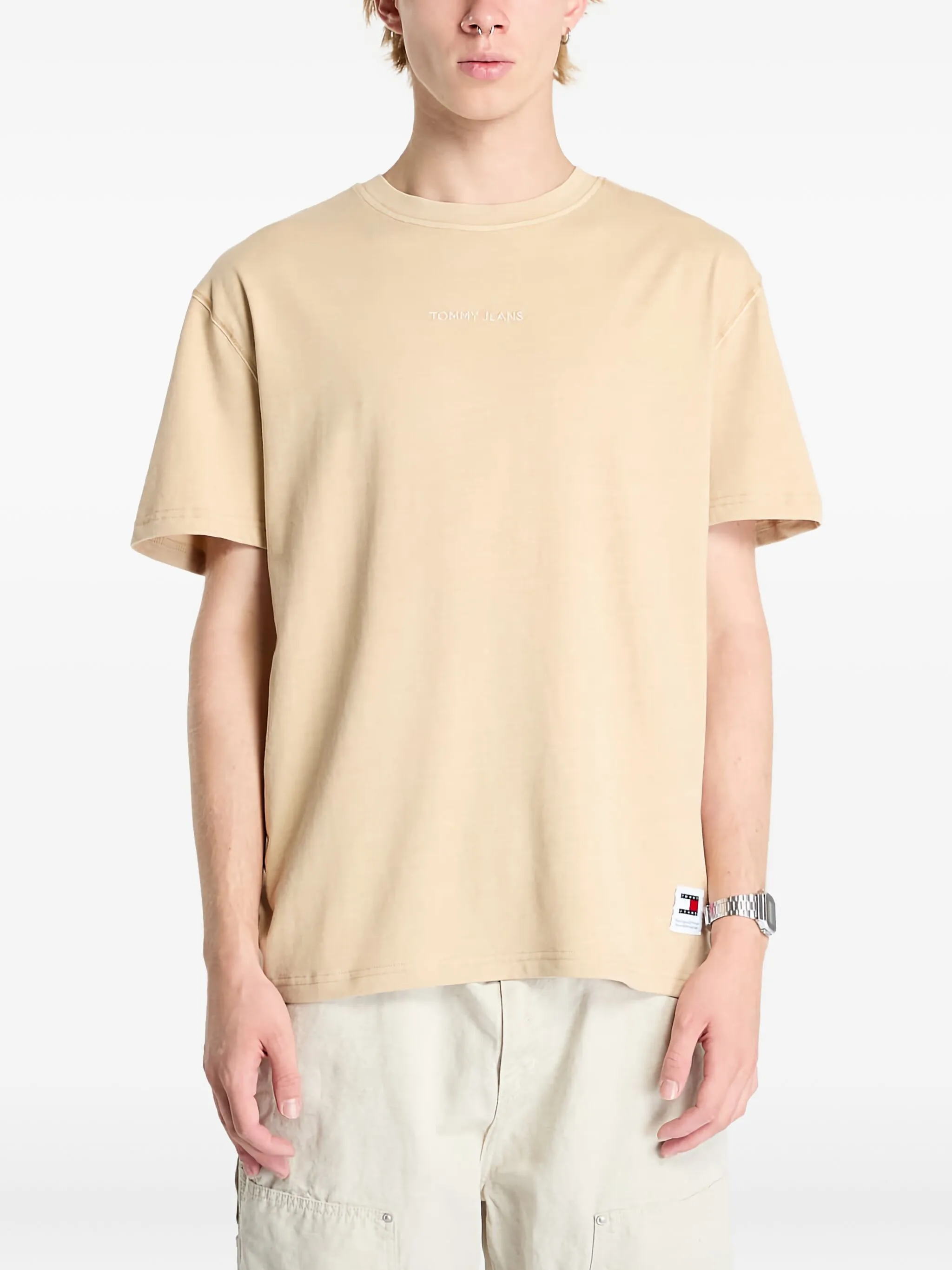 

Футболка стандартного кроя Tommy Jeans, бежевый