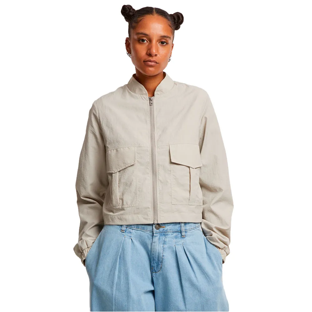 

Куртка Urban Classics Short Crinkle Nylon, бежевый