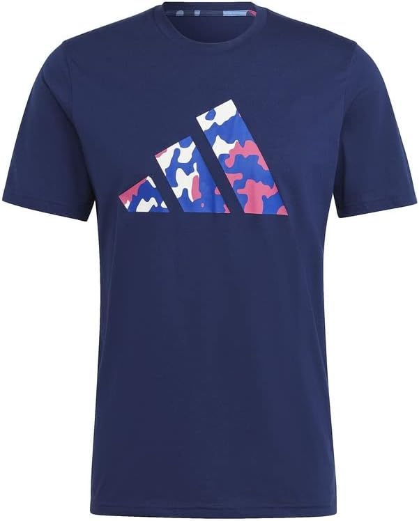 

Мужская тренировочная футболка adidas Train Essentials Seasonal Logo MLI18 с коротким рукавом, темно-синий