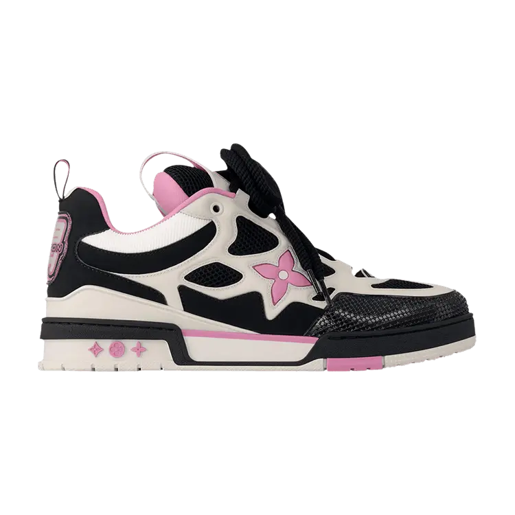 

Кроссовки Louis Vuitton Skate Sneaker Black Cream Pink, черный