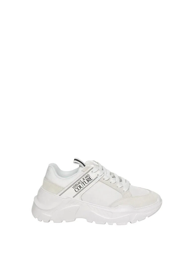 Кроссовки мужские Speedtrack, Logo Versace Jeans Couture, белый