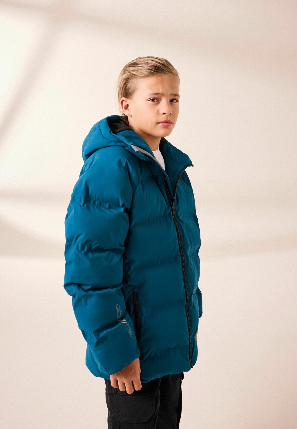 

Зимнее пальто PADDED PUFFER-REGULAR FIT Next, синий