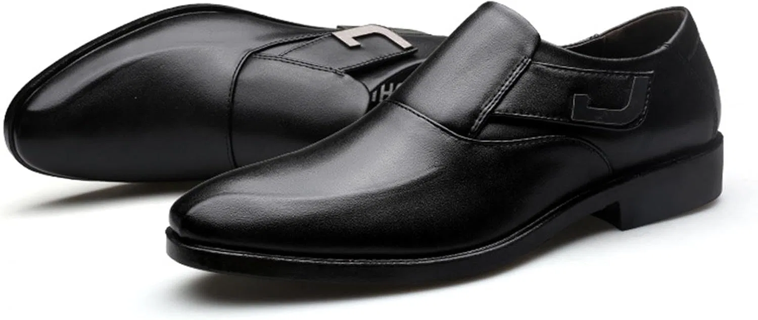 Туфли мужские, кожаные, Monk Strap Slip On, Black — фото 4