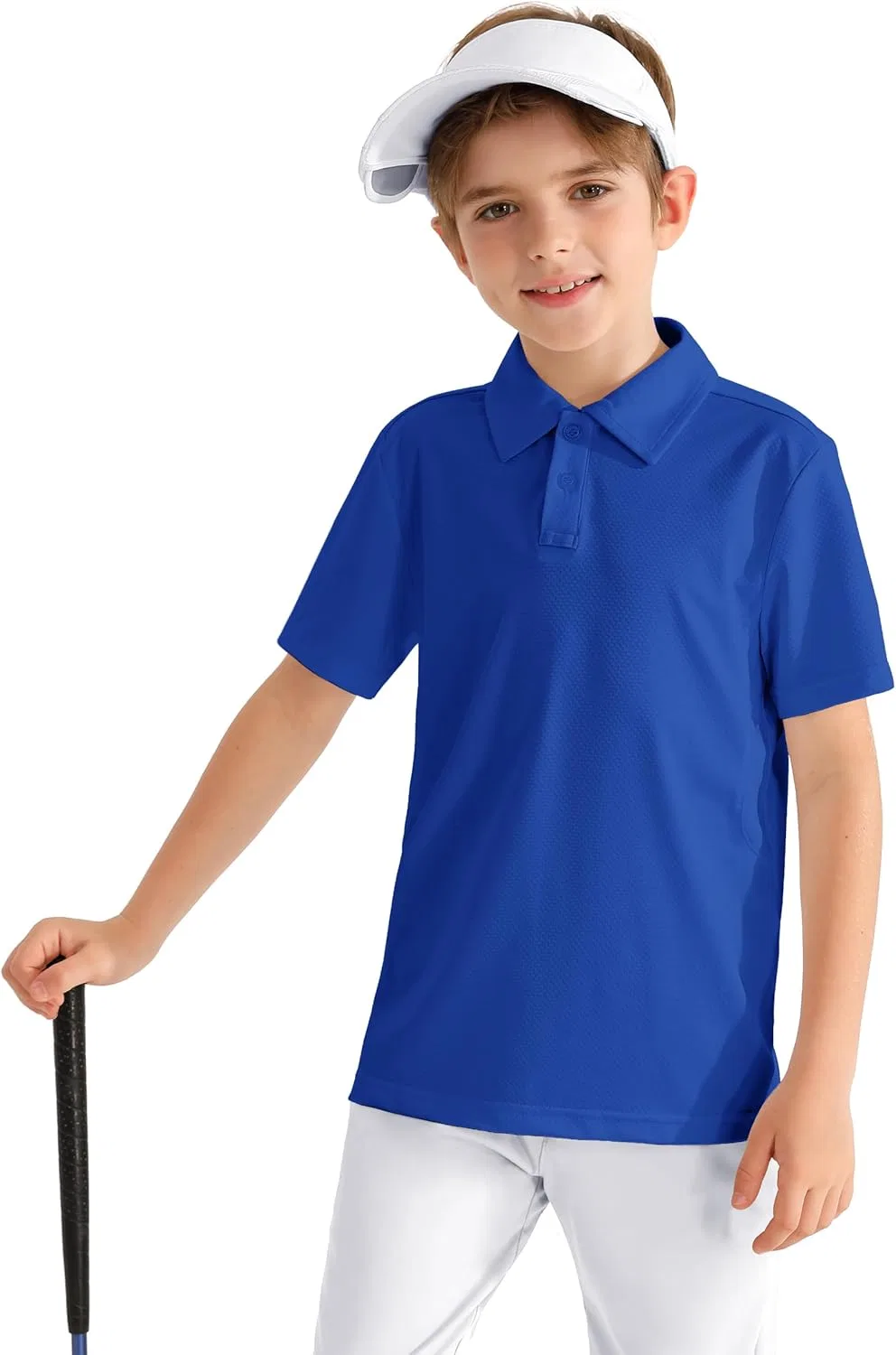 Детское поло MIVEI, короткий рукав, Royal Blue