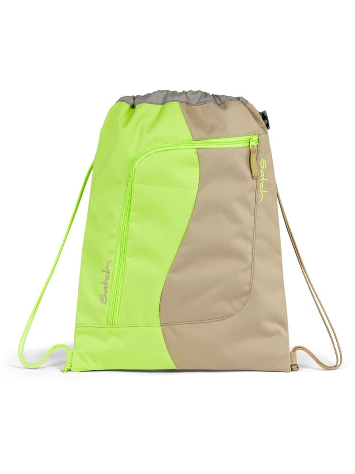 

Satch Спортивная сумка Double Trouble зелено-бежевого цвета