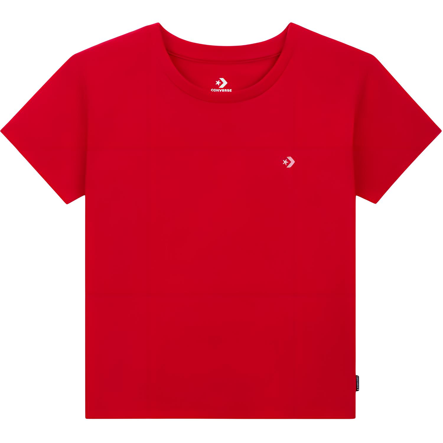 

Converse Женская футболка красная, Красный, Converse Женская футболка красная