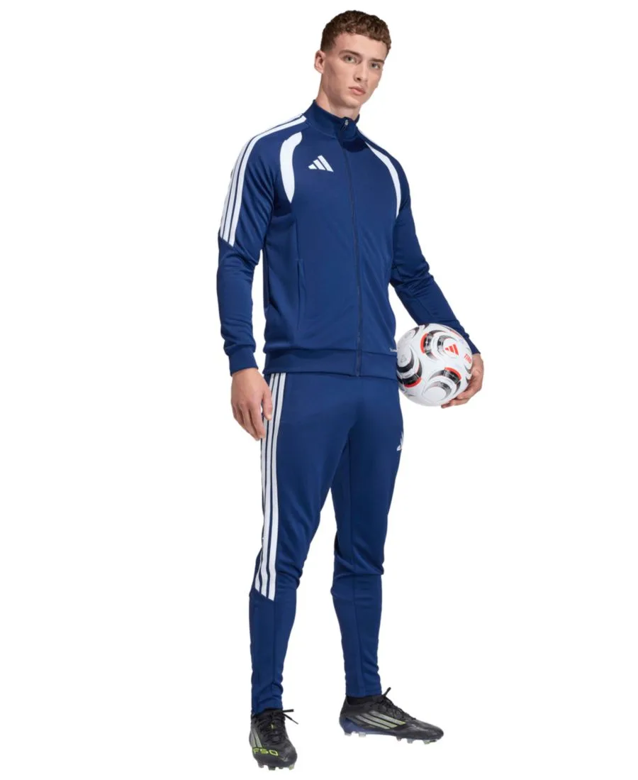 Мужская тренировочная куртка Tiro 26 League на молнии спереди Adidas, team темно-синий — фото 2