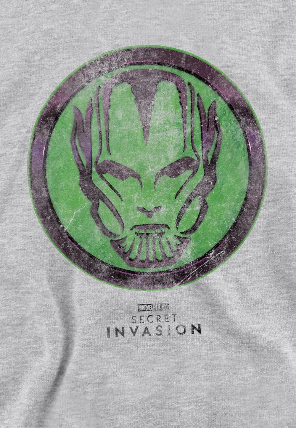 Детский худи Marvel Secret Invasion, Athletic Heather, серый — фото 2