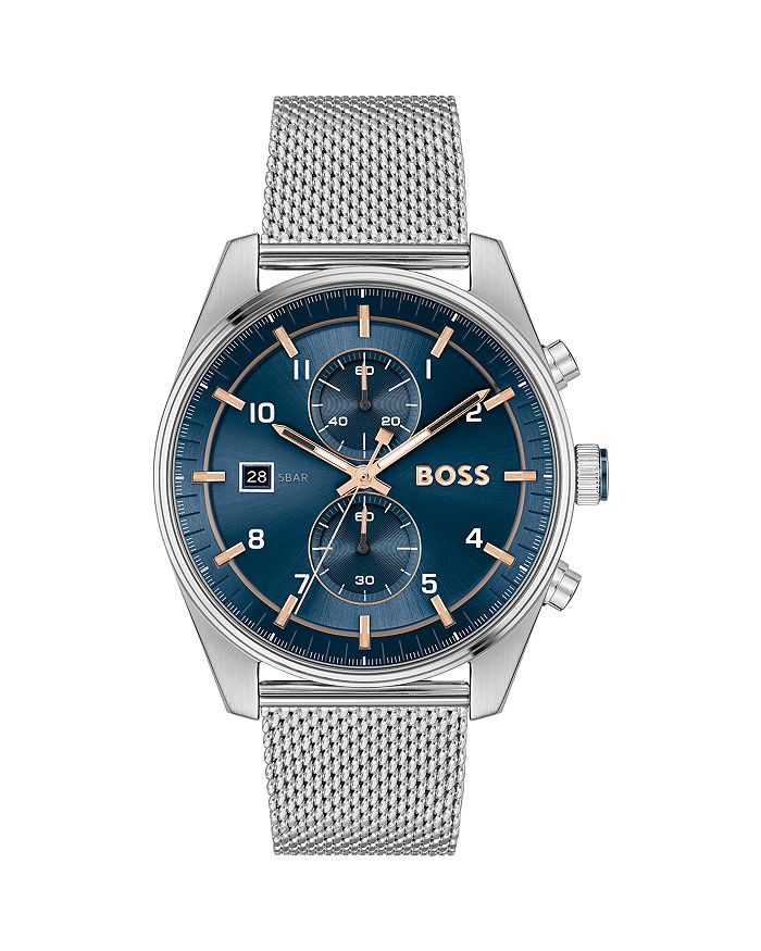 

Часы мужские Skytraveller, 44 мм BOSS Hugo Boss, синий
