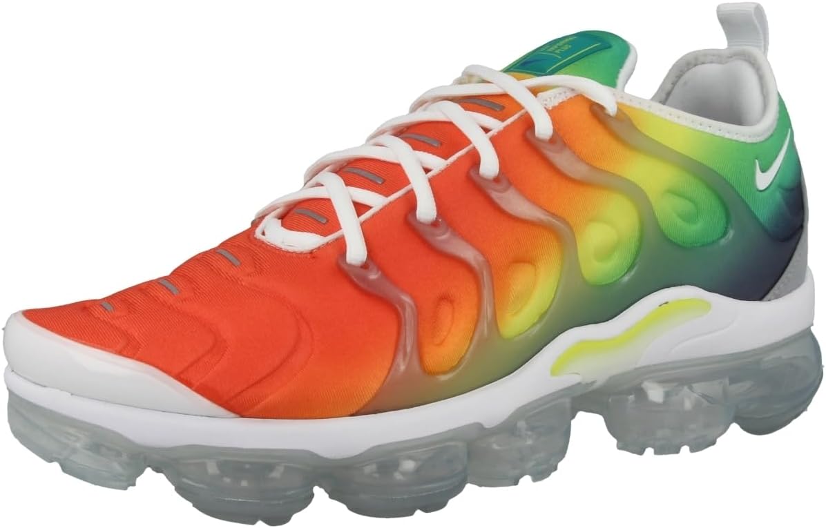 Мужские кроссовки Nike Air Vapormax Plus, белый/зеленый — фото 4
