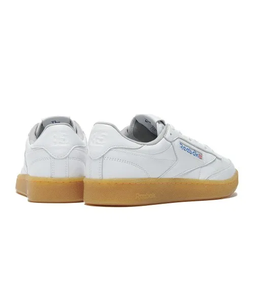 Унисекс кожаные кроссовки Reebok CLUB C 85 VINTAGE белые — фото 3