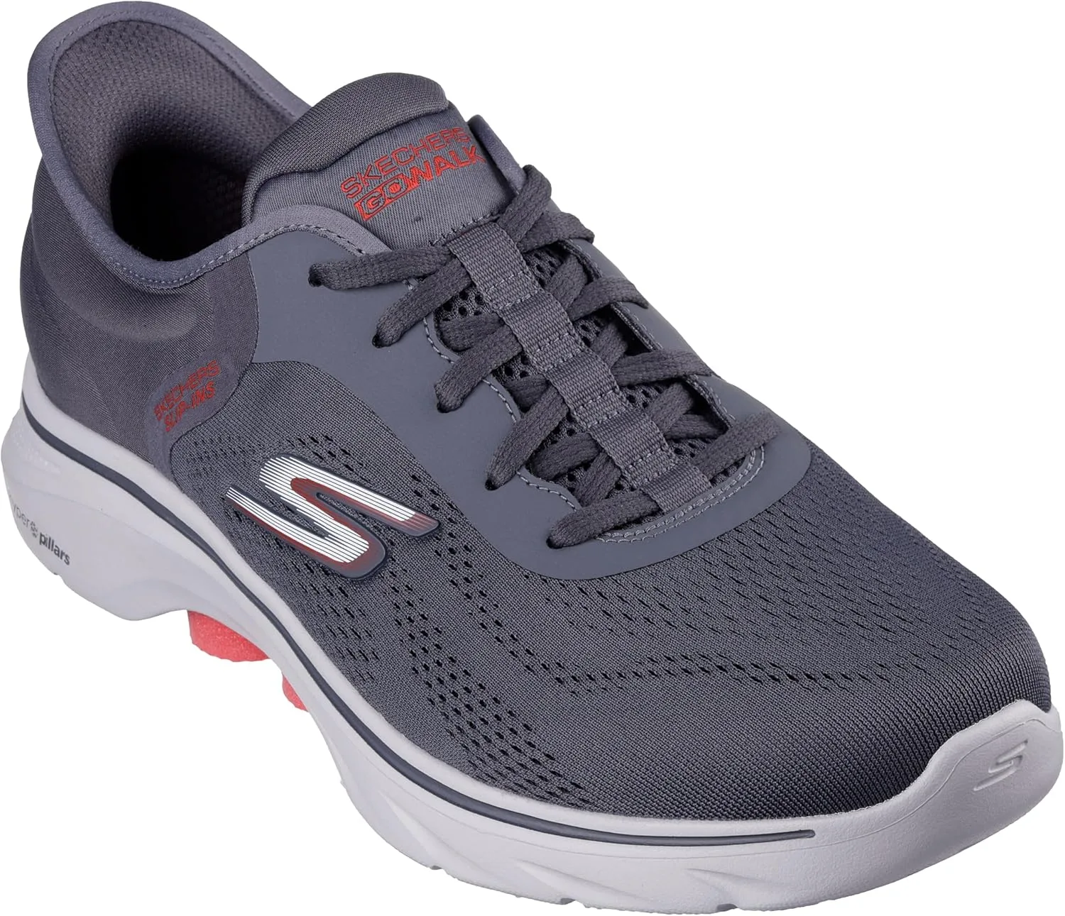 Мужские кроссовки Skechers Go Walk 7 Valin, угольный — фото 4
