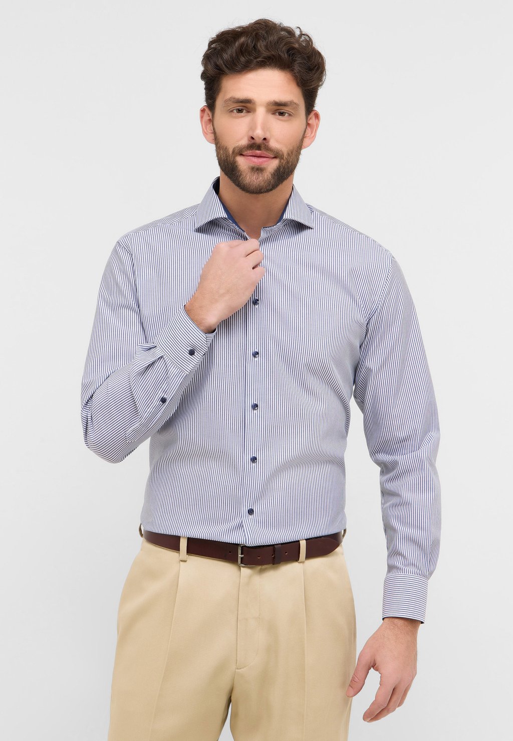 

Рубашка MODERN FIT Eterna, темно-синий
