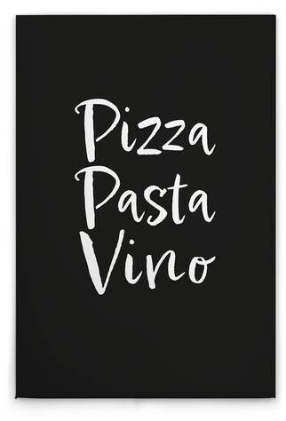 

Картина на холсте A.S. Création PizzaPastaVino цвет weissschwarz
