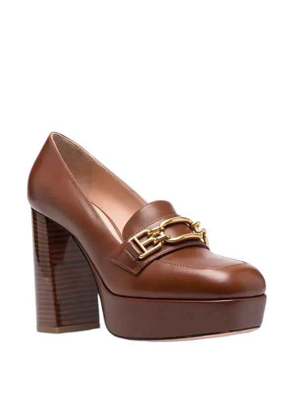Женские туфли-лодочки из кожи Cuero Bally Deasia 6239473, коричневый