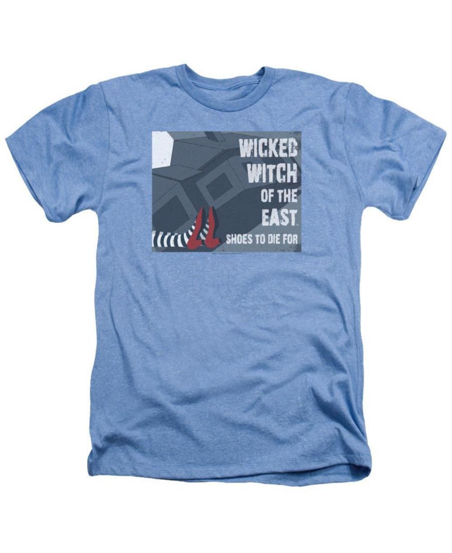 

Мужская футболка с надписью "Things To Die For" (Сногсшибательная обувь) из меланжевой ткани Wizard Of Oz, Bright blue