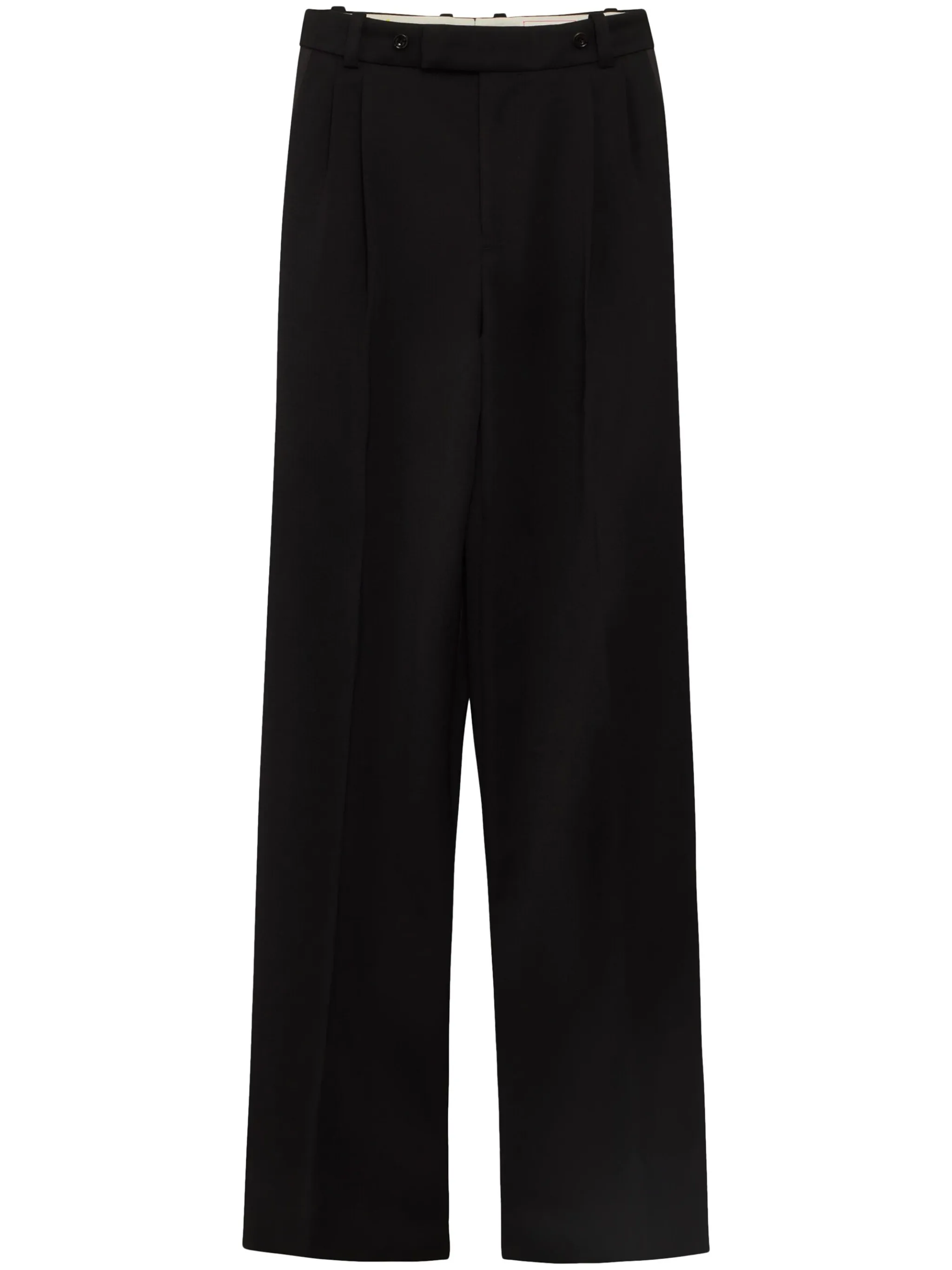 

Прямые брюки средней посадки Alexander Mcqueen, черный