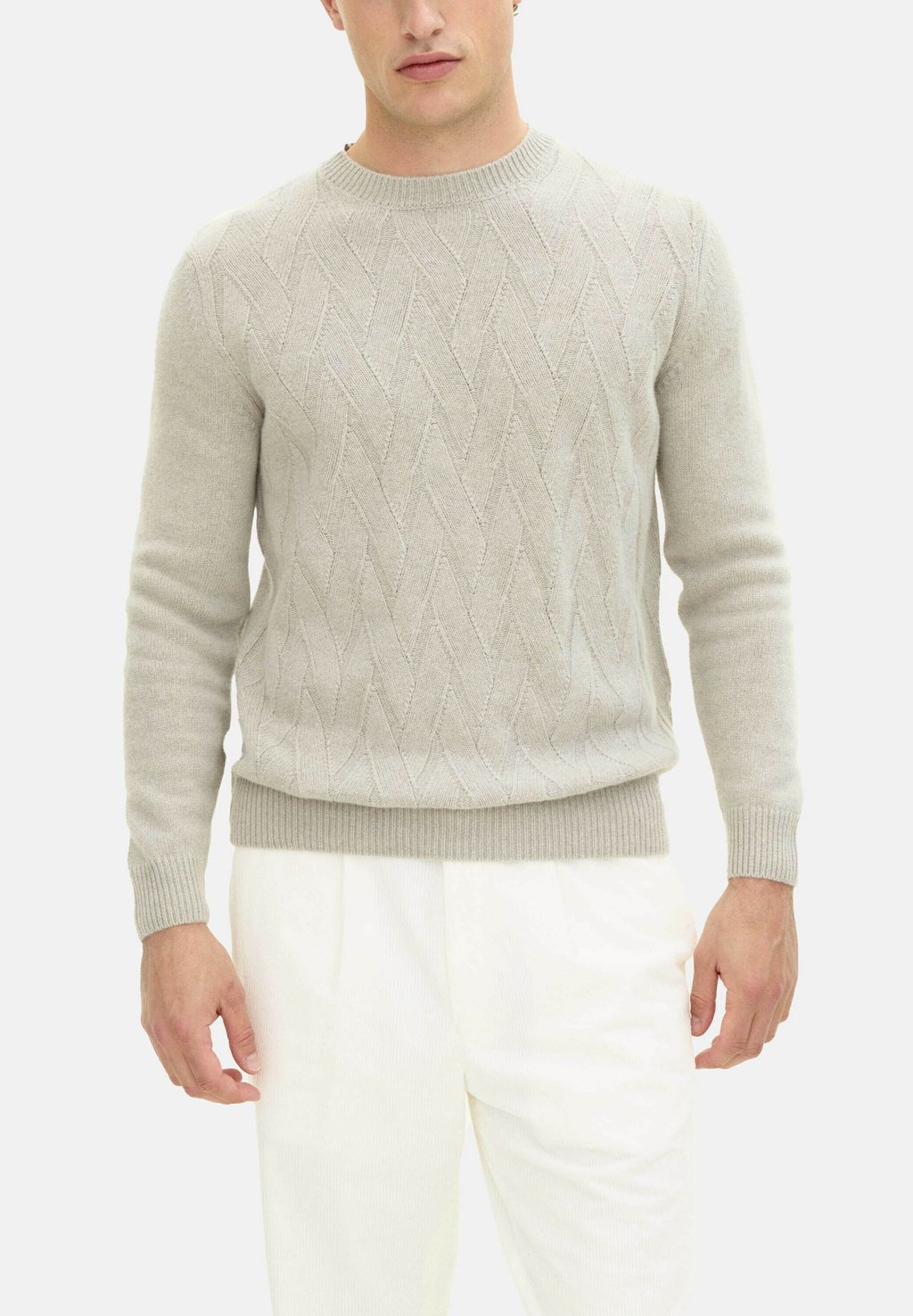

Свитер ASTON ROUNDNECK Oscar Jacobson, светло-коричневый
