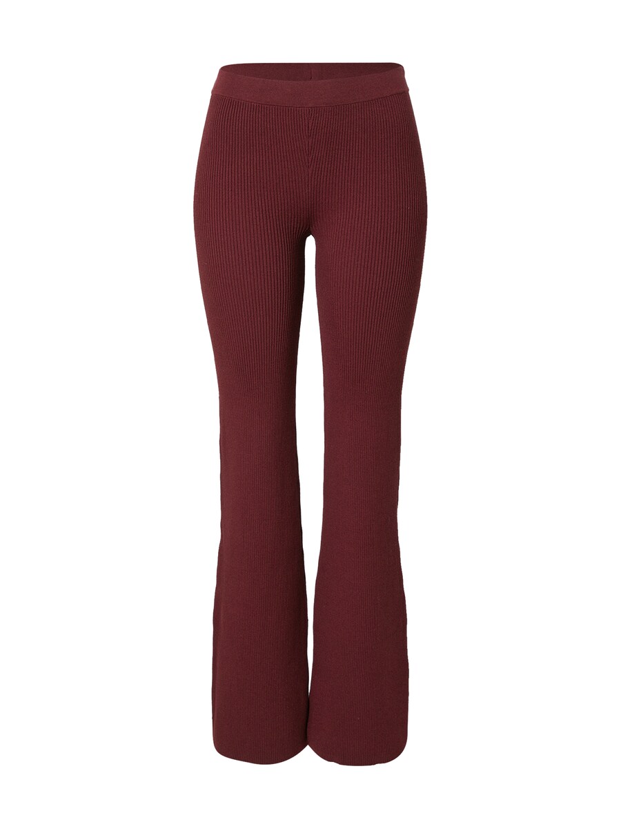 

Расклешенные брюки WEEKDAY Orina, цвет Dark red