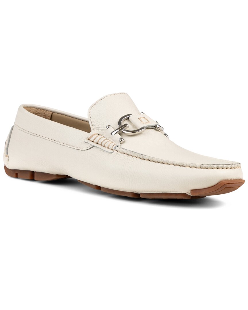 

Кожаные водительские туфли Donald Pliner, белый