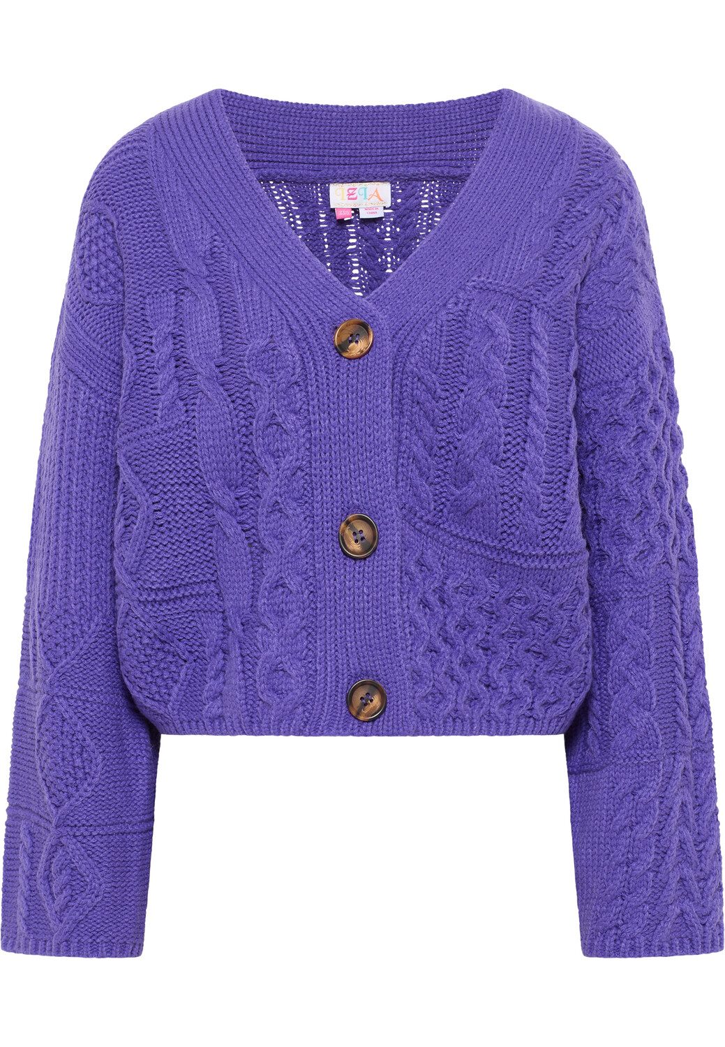 

Толстовка IZIA Cropped Strickjacke, фиолетовый