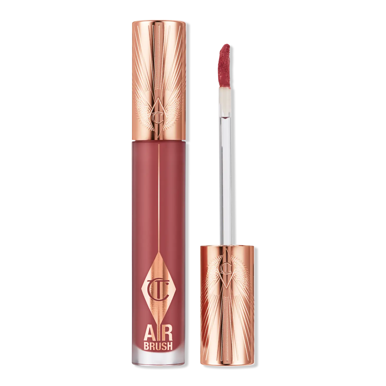 

Жидкая матовая помада Airbrush Flawless Matte Lip Blur Charlotte Tilbury, Pillow Talk Medium Blur (berry pink)