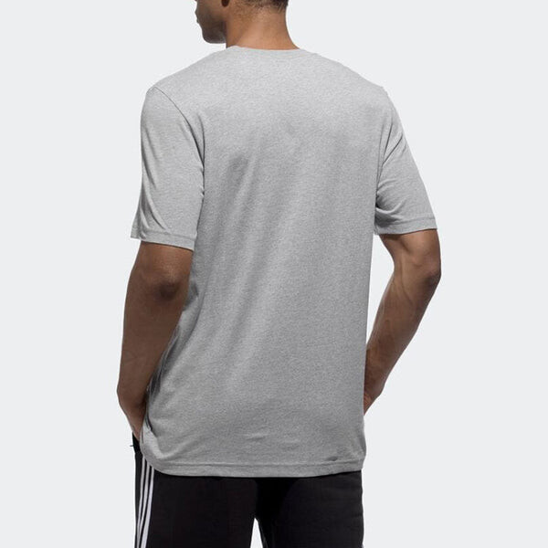 Футболка Men's adidas originals Adicolor Essentials Solid Color Casual Round Neck Short Sleeve Gray T-Shirt, серый — фото 3