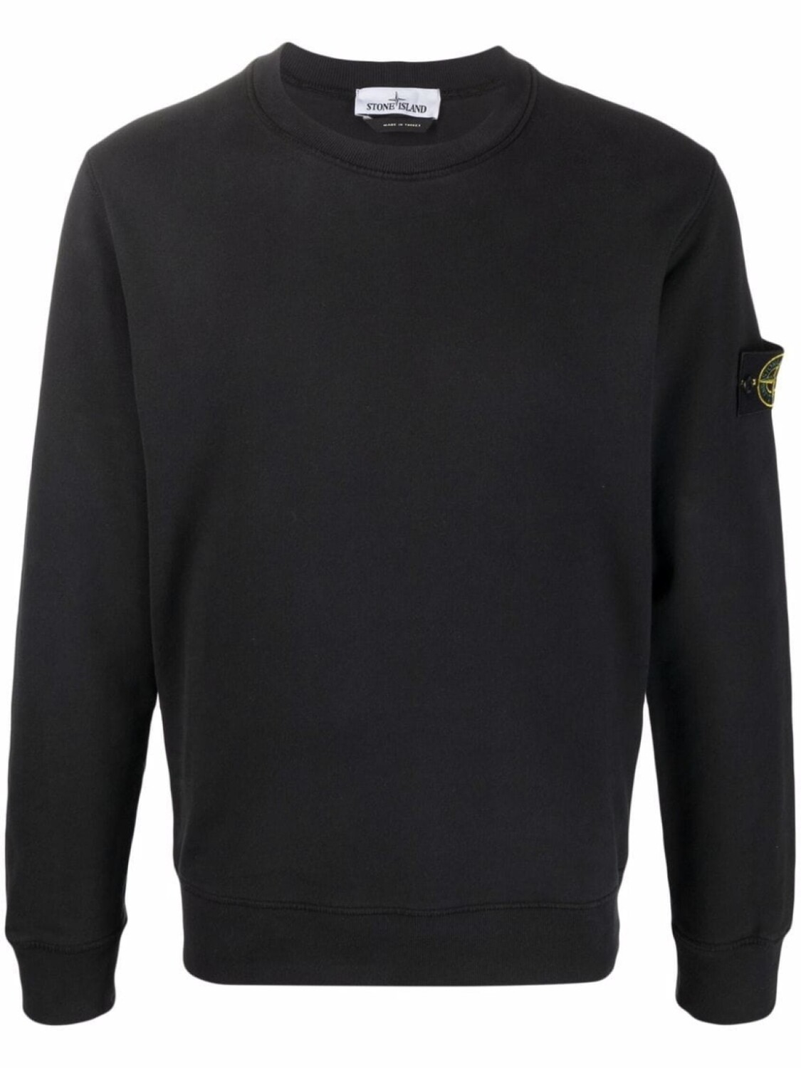

Толстовка с нашивкой-логотипом Stone Island, черный