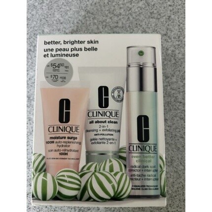 Набор из трех предметов для ухода за кожей Better Brightening, Clinique — фото 4