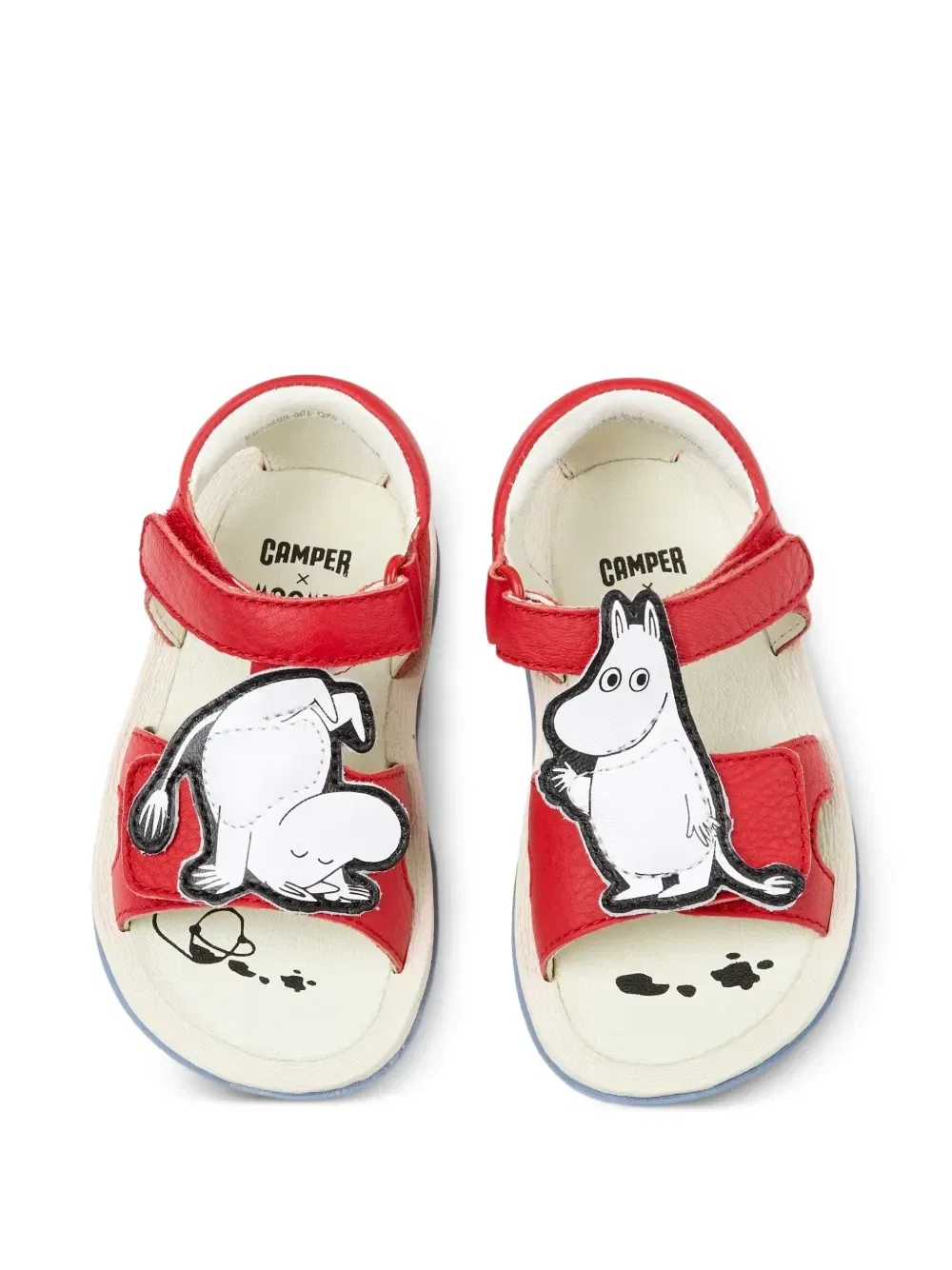 Сандалии Bicho Twins из коллаборации с Moomin Camper Kids, красный — фото 4