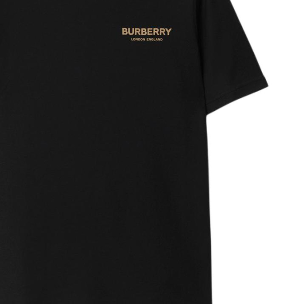 Футболка Burberry женская с коротким рукавом, черный — фото 3