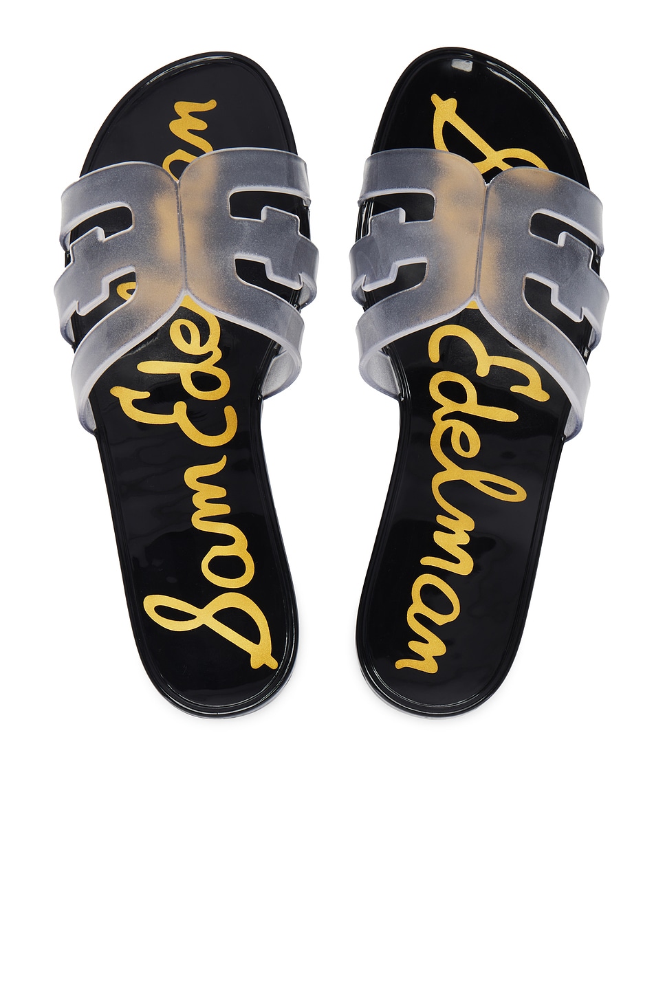 Сандалии из желеобразного материала Sam Edelman, clear & black