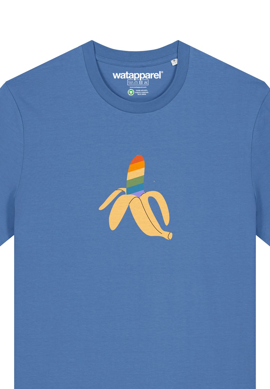 

Футболка с принтом watapparel, светло-голубой