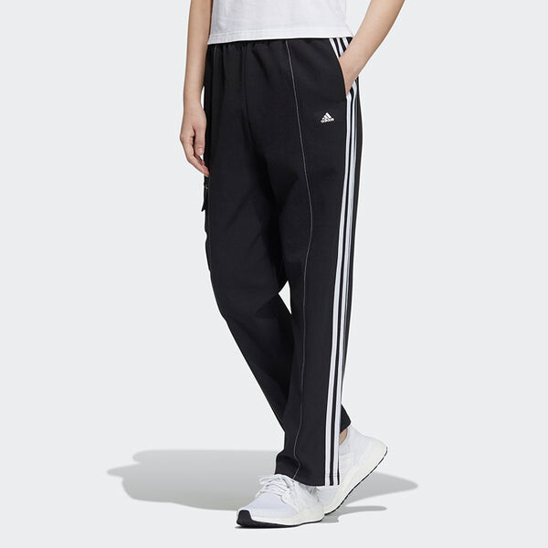 Спортивные штаны (WMNS) adidas Str Pt Loose Running Training Side Pocket Sports Pants/Trousers/Joggers Black, черный — фото 2