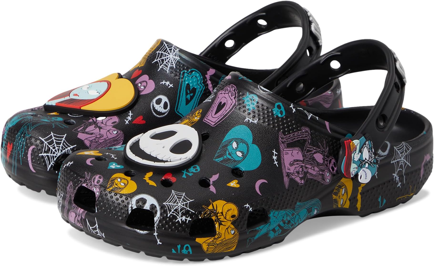 

Сабо Crocs Kids Jack Skellington Nightmare Before Christmas Classic Clogs, разноцветный