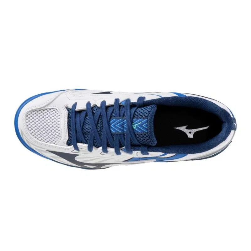 Кроссовки для настольного тенниса «Wave Kaiserburg 8» от Mizuno, White X Navy — фото 4