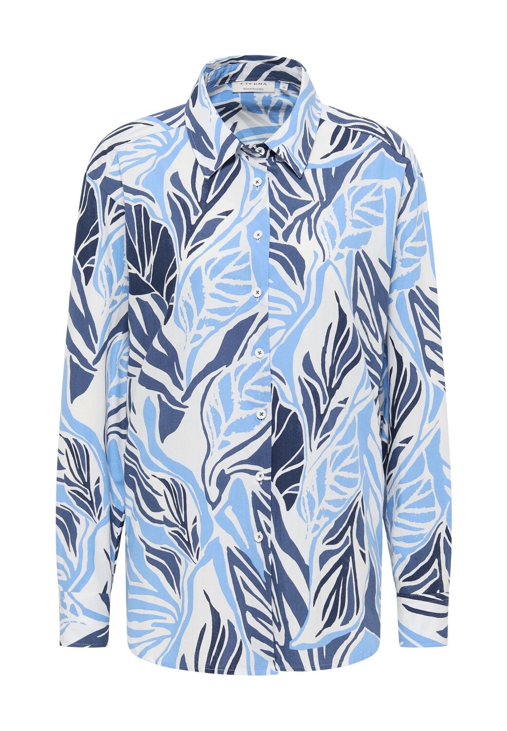 

Блузка-рубашка OVERSIZE FIT ETERNA, синий