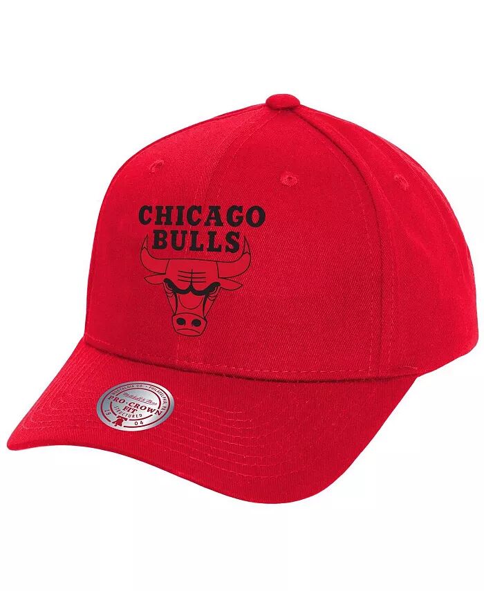 

Мужская красная бейсболка Chicago Bulls Fire Red Pro Crown Snapback Mitchell & Ness