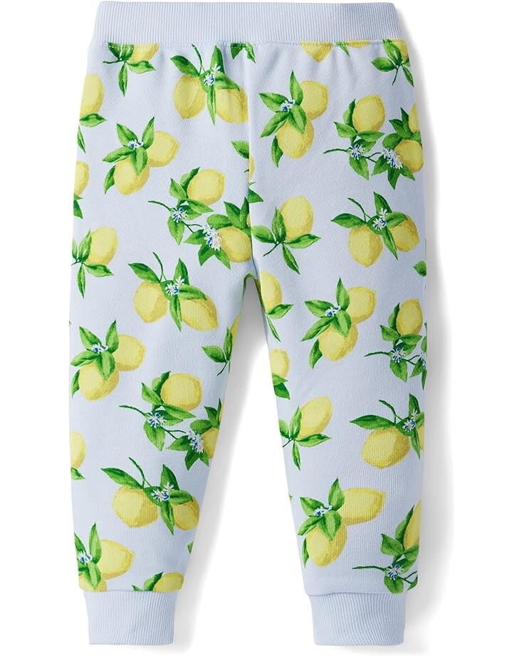 

Брюки Janie and Jack Lemon Print Joggers, цвет Multicolor