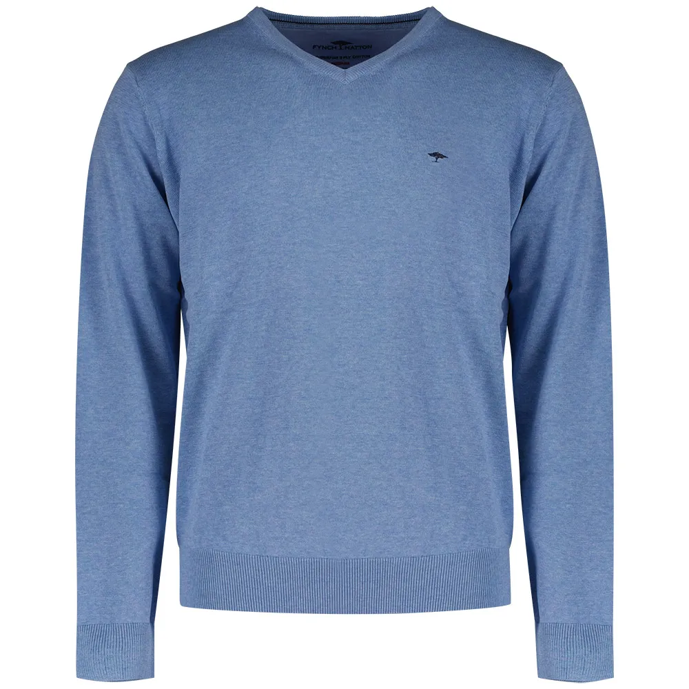 

Свитер Fynch Hatton 1513211 v neck, синий
