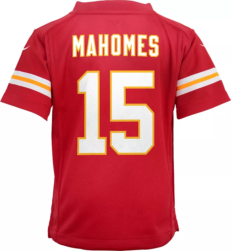 Красная игровая майка Nike Toddler Kansas City Chiefs Патрика Махоумса № 15 — фото 3