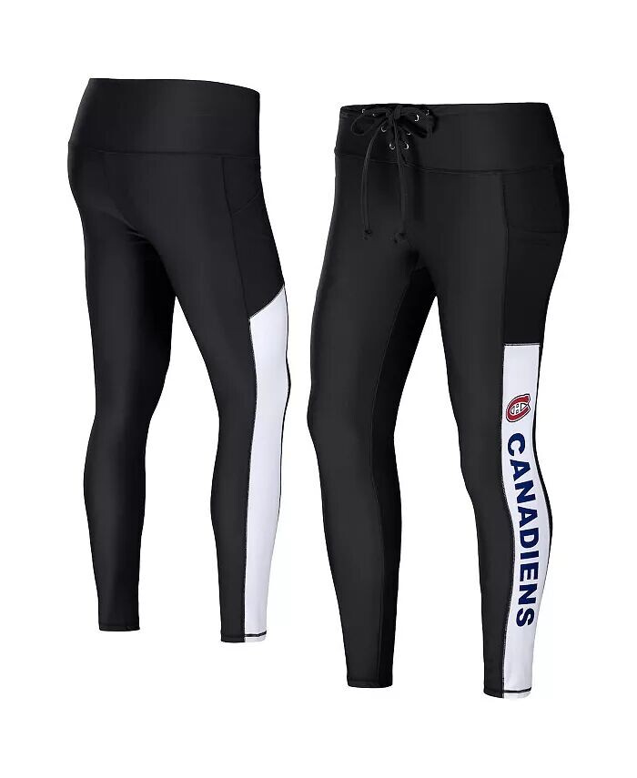 

Женские черные леггинсы Montreal Canadiens Wear By Erin Andrews
