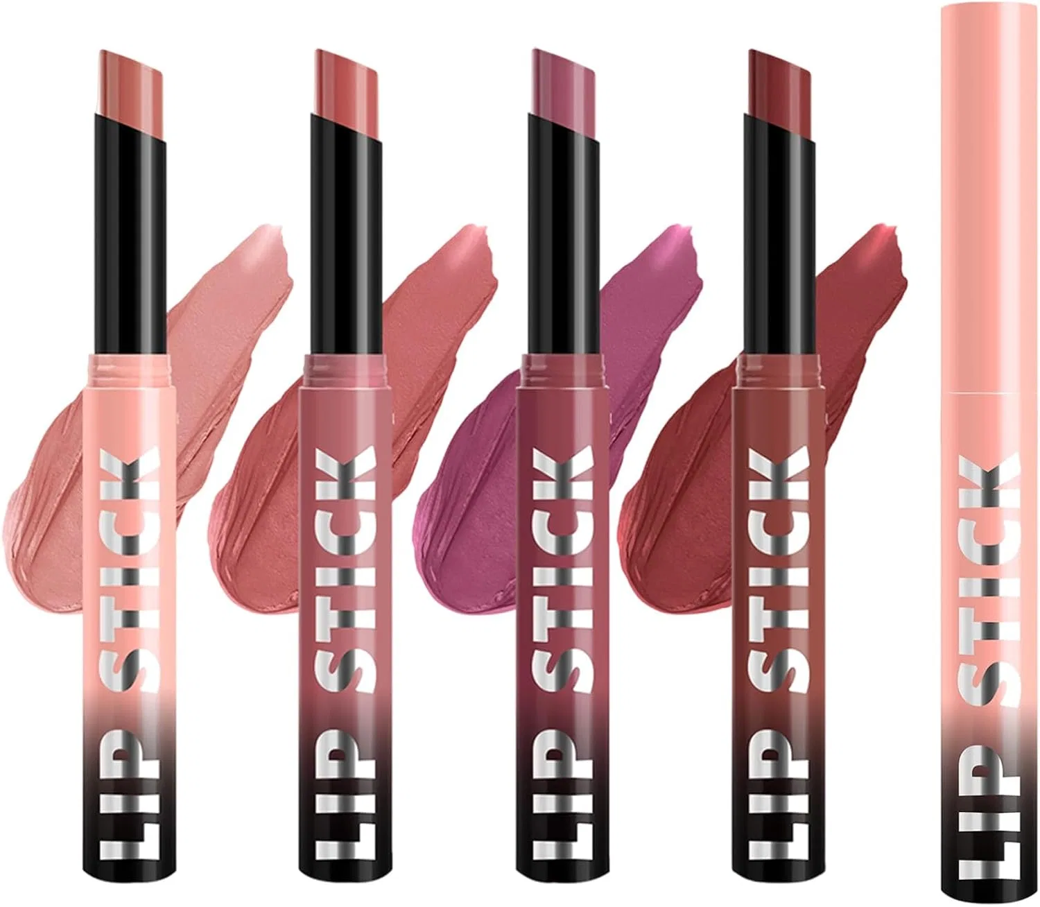 Набор матовых помад Velvet Matte, 4 шт, 2 г, бежевый/розовый/красный/винный