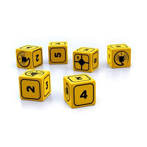 Игровые кубики Alien Rpg: Stress Dice Set Fria Ligan