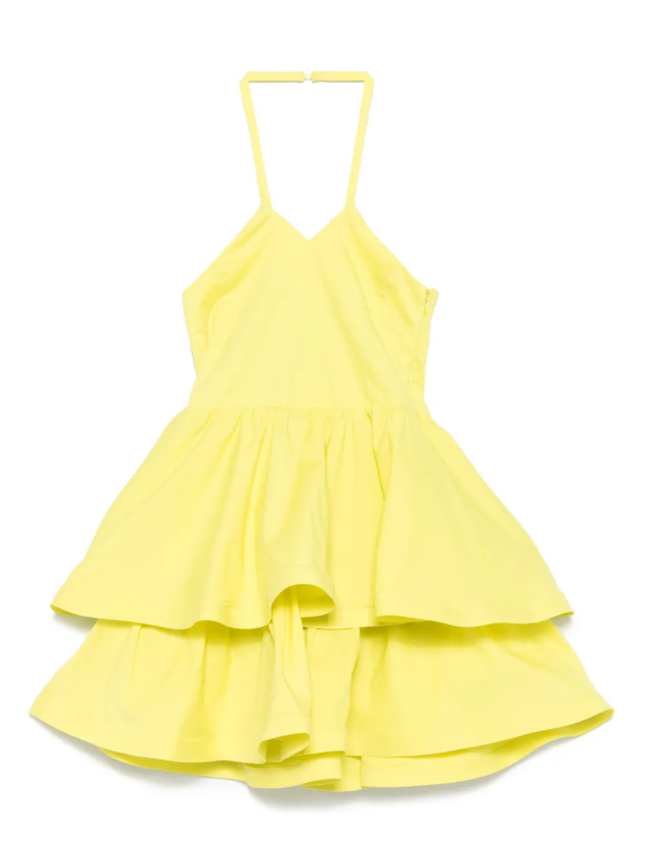 

Платье с оборками TWINSET Kids, желтый