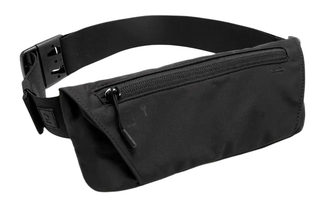 

DECATHLON Полиэстеровый поясной рюкзак кроссбоди обычный унисекс черный, Black