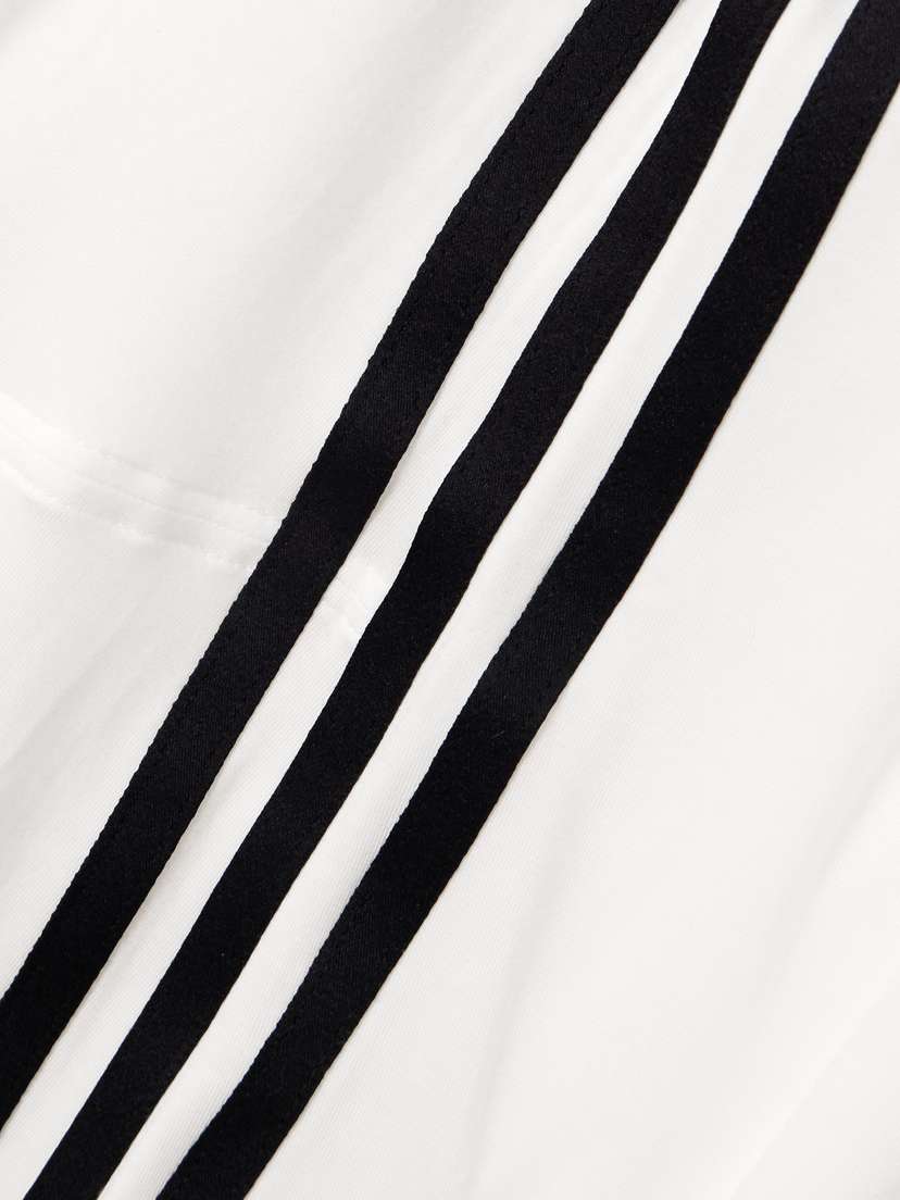 Футболка Y-3 из трикотажа с лиоцеллом в полоску с завязками Adidas Originals, белый — фото 3