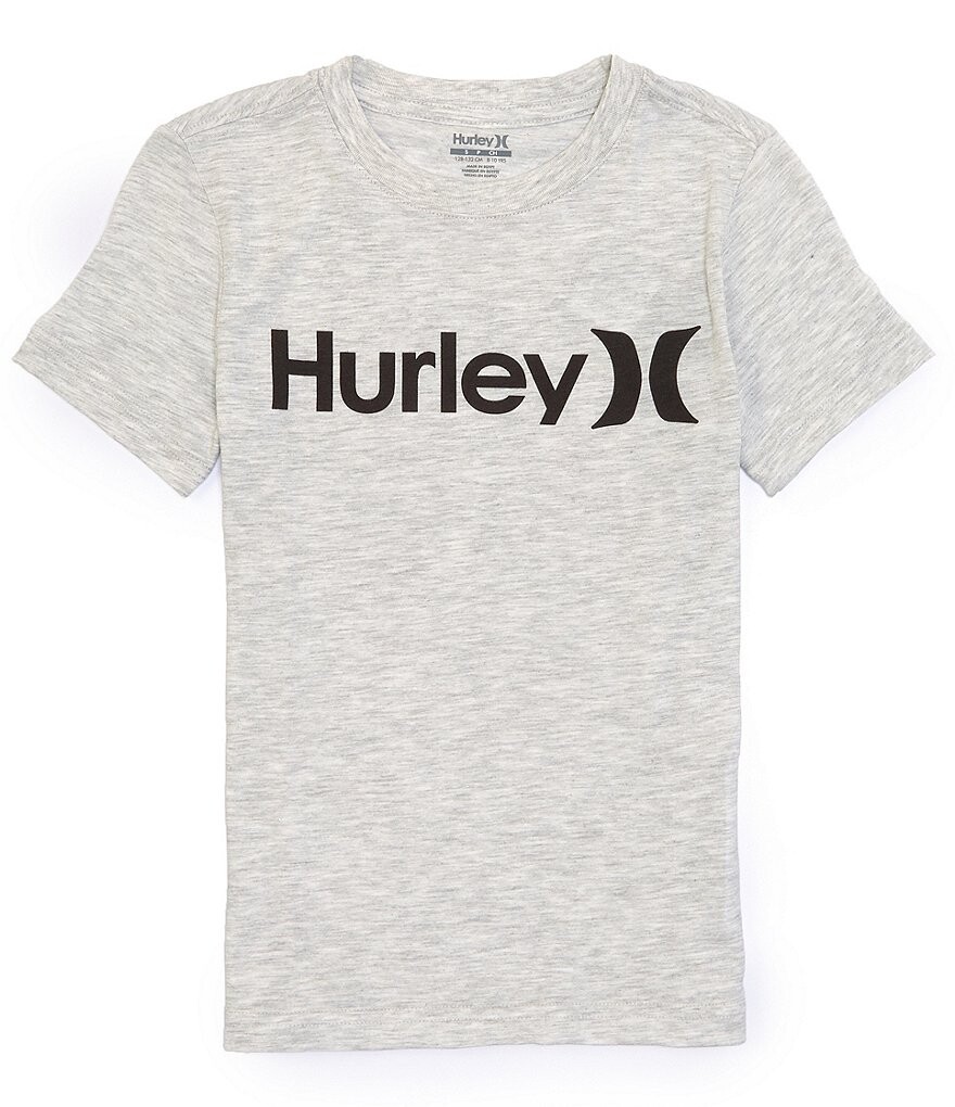 

Футболка с короткими рукавами Hurley Big Boys 8-20 One And Only, серый