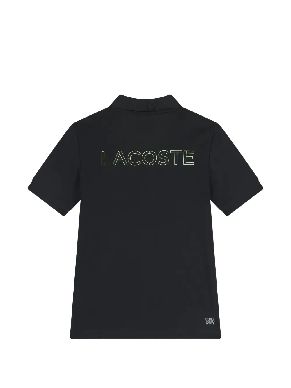 Хлопковая рубашка поло Lacoste, черный — фото 2