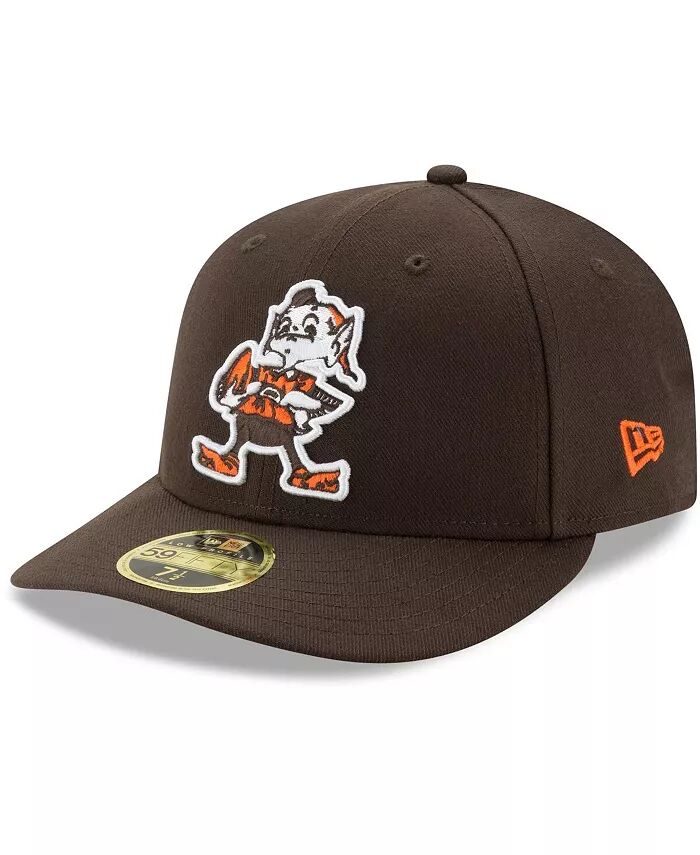 

Мужская коричневая шляпа Cleveland Browns Brownie Omaha Throwback Low Profile 59FIFTY Fitted New Era